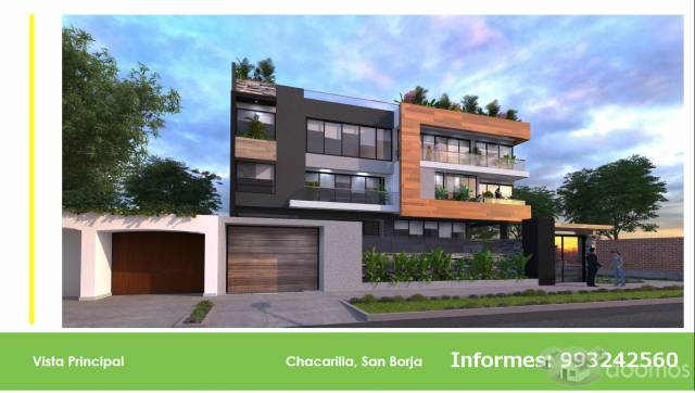 Duplex con terraza Chacarilla San Borja limite Surco
