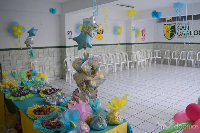 Alquilo local,  patio de Colegio para Fiestas infantiles, baby shower, fiestas de promocion de inicial