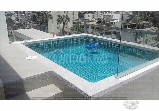 Venta duplex Penthouse Chacarilla Surco frente a parque con piscina y BBQ