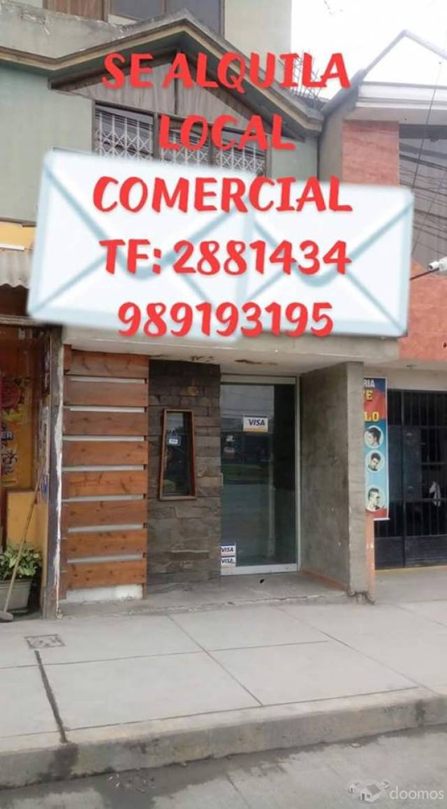 ALQUILA LOCAL COMERCIAL