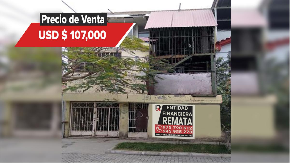 ENTIDAD FINANCIERA REMATA Casa de Tres pisos en Urb. Ignacio Merino, Piura - 00862
